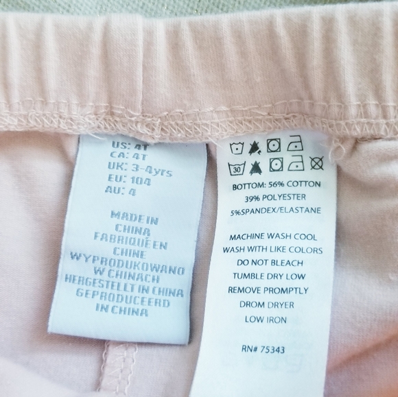 Tahari Girls Outfit Matching Top and Legging Set Size 4T - Picture 13 of 13